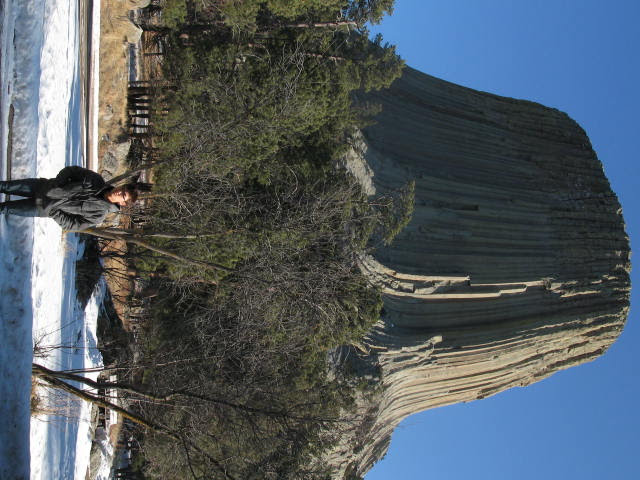 Wyoming州のデビルスタワー