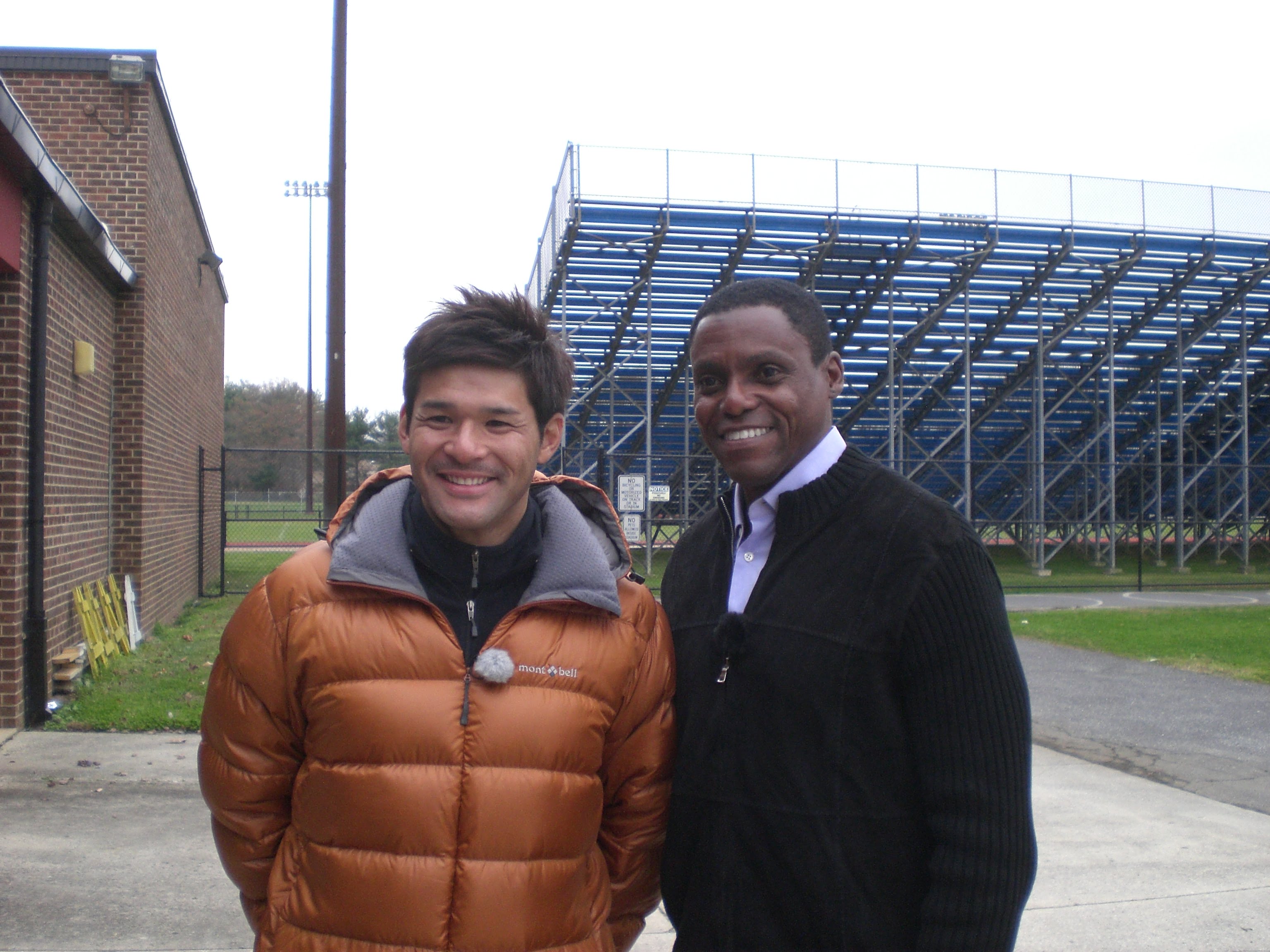 照英とカール・ルイス