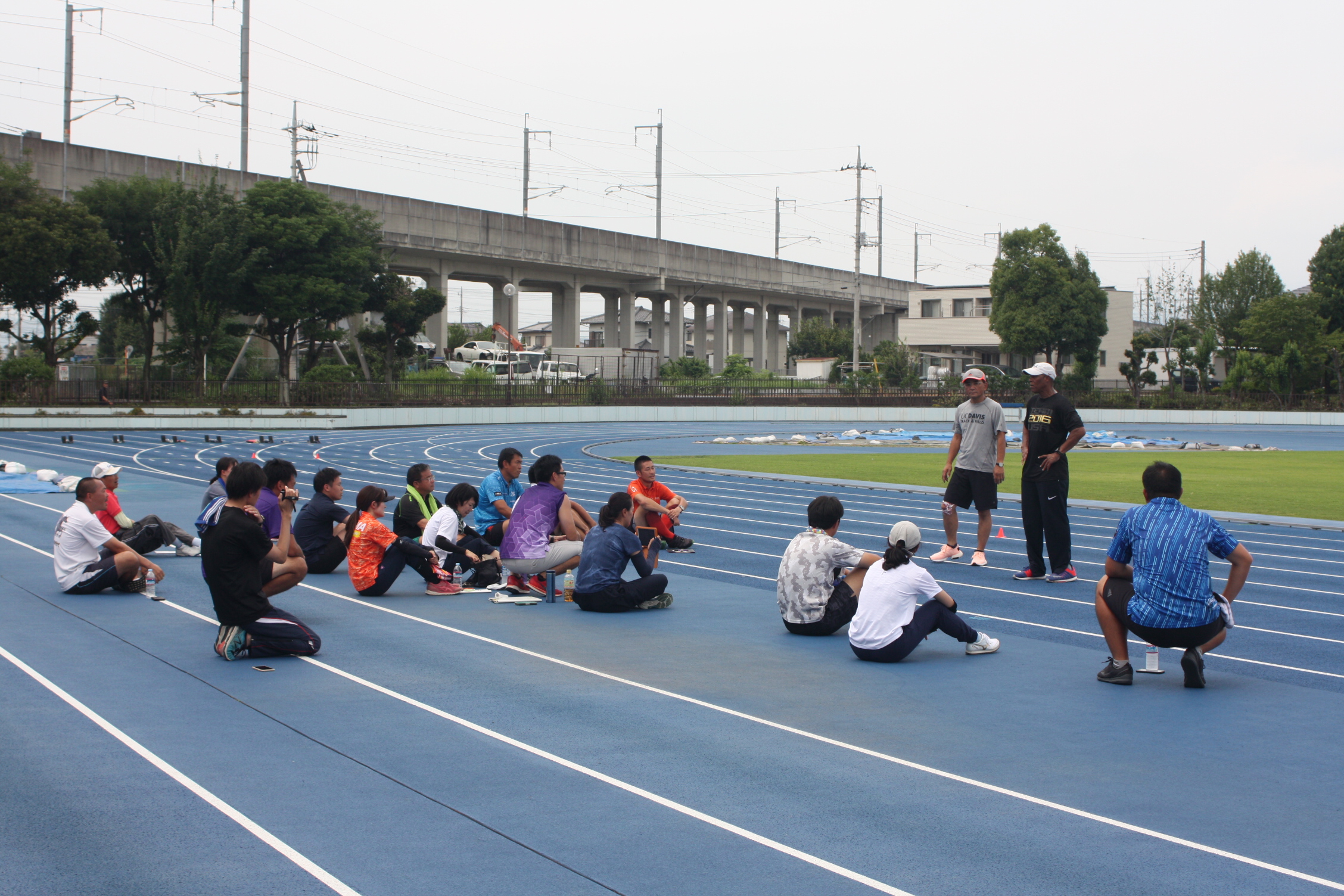 群馬県での陸上教室の様子③