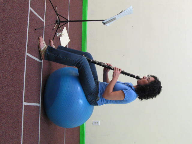 ボール×演奏(クラリネット)